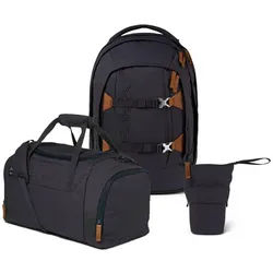 Satch Schulrucksack Pack (3tlg., inkl. Pencil Slider und Sporttasche)