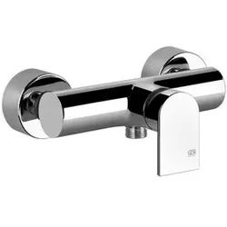 Gessi Emporio Via Manzoni Brausebatterie für Aufputz Montage, bei 3 bar Druck ca 25 l/min, 38631031, Farbe: Chrom