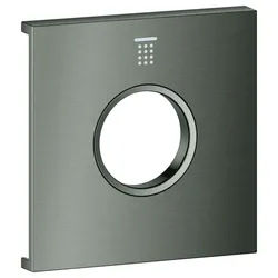 GROHE Metallplatte Grohtherm Aqua Tiles 106887, Symbol: Kopfbrause 1 hard graphite geb., 106887AL00 106887AL00