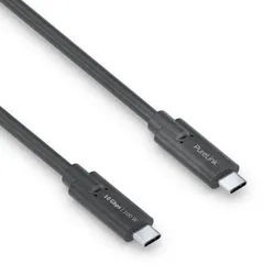 PureLink USB-C auf USB-C Kabel - 3.1 Gen 2, 5A, 10G, DP Alt Mode - iSerie - schwarz - 1,00m