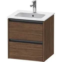 Duravit Ketho.2 Waschtischunterbau wandhängend Nussbaum dunkel Matt 510x420x549 mm - K25261021210000 K25261021210000