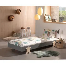 Kinder-/Juniorbett Modulo ca. 90x200 cm Grau