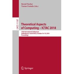 Theoretical Aspects Of Computing - Ictac 2018, Kartoniert (TB)