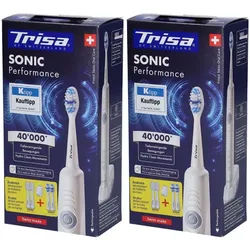 Trisa UltraUltraschallzahnbürste und 5 Nachfüllpackungen Sonic performance