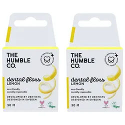 The Humble Co. Zahnseide 2x Humble Dental Floss Zahnseide, Zitrone 2x 50 m