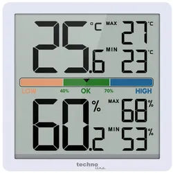 technoline TECHNOLINE Digitales Thermometer-Hygrometer WS9472 Innenwetterstation