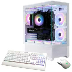 GAMEMAX VISTA AW 7832 AMD Ryzen 5 9600X 16GB DDR5 1TB SSD RTX 5060Ti Gaming-PC (AMD Ryzen 5 9600X, RTX 5060Ti, 16 GB RAM, 1000 GB SSD, Luftkühlung aktiv, Windows 11, DDR5 RAM) weiß