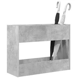vidaXL Schirmständer 65 x 24 x 50 cm Sonnenschirmhalter Beton Grau 65x24x50 cm Spanplatte grau