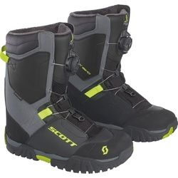 Scott X-Trax Evo SMB Snowmobil Stiefel, schwarz-gelb, Größe 46 für Männer