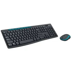 MK270 Wireless Combo - UK - Tastatur & Maus Set - Englisch - Schwarz