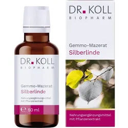 Gemmo-Mazerat Silberlinde Dr. Koll Tilia Tomentosa 50 ML