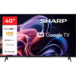 SHARP LED-Fernseher "2T-C40HFx", Energieeffizienz: E (A-G), schwarz, 40, Fernseher