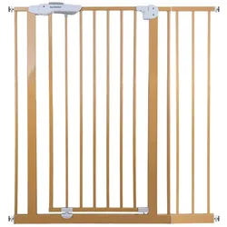 RAMROXX Treppenschutzgitter Absperrgitter beige für 95-105cm Durchgang 110cm Hoch beige|braun