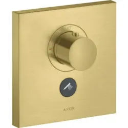 hansgrohe Fertigset ShowerSelect HF UP-THM, 1 zus. Abg., eck., brushed brass