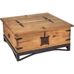 Mexico Couchtisch / Truhe Massivholz Pinie Mexiko Möbel Mexikanisch