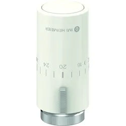 Heimeier Thermostat-Kopf 7550-00.500 Sollwert 0-28 GradC, Skalenhaube weiß RAL 9016