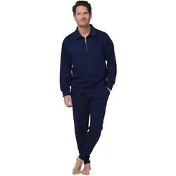 Pastunette Hausanzug Herren Homewearanzug mit Sweatshirt (2 tlg) Sportlich blau XXL / 56