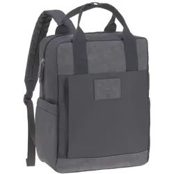 Lässig Wickelrucksack , Anthrazit , Textil , 14x38x28.5 cm , Baby on Tour, Kinderwagen, Wickeltaschen & Wickelrucksäcke