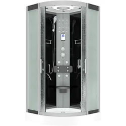 AcquaVapore Komplettdusche Duschkabine Fertigdusche Dusche D58-03M0-EC 80x80 cm mit 2K Scheiben Versiegelung