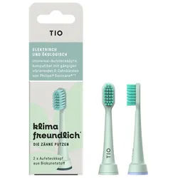 Tio Reinigungsbürste SONIK Pflanzenbasierte Universal-Aufsteckköpfe für Schallzahnbürsten, Stk