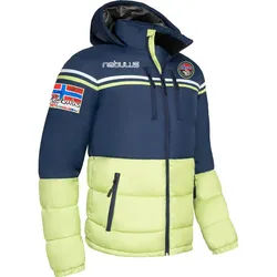 Nebulus Skijacke BLOCKY, P5021 - Herren, navy-lime, M blau M