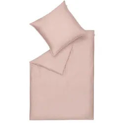 Schöner Wohnen Wendebettwäsche , Rosa, Altrosa , Textil , Uni , 155x220 cm , Oeko-Tex® Standard 100 , pflegeleicht, angenehm wärmend, bügelleicht, samtiger Griff, weiche und anschmiegsame Oberfläche, Übergröße , Heimtextilien, Bettwäsche & Leintücher, Bettwäsche, Wendebettwäsche