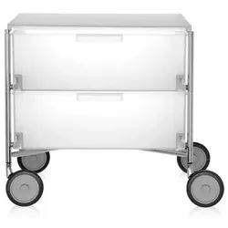 Kartell Mobil Box 2 weiß, Designer Antonio Citterio/Glen Oliver Löw, 48x49x47.5 cm