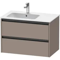 Duravit Ketho.2 Waschtischunterbau wandhängend Basalt Matt 810x480x549 mm - K25267043430000 K25267043430000