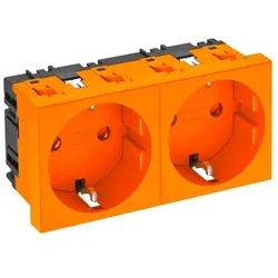 OBO Bettermann Steckdose 0 Grad, 2-fach STD-D0 ROR2