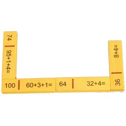 Erzgebirgische Holzspielwaren Ebert GmbH Lernspielzeug Lernspielzeug Rechendomino I BxHxT 20x16,5x3cm NEU bunt