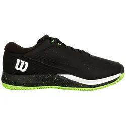 Wilson Rush Pro Ace Clay - Sandplatzcourt Tennisschuh Tennisschuh grün|schwarz 46 EU