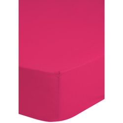Mid.you Spannleintuch , Pink , Textil , 200x220 cm , Oeko-Tex® Standard 100 , Rundumgummi, bügelleicht, spielend leicht zu überziehen , Heimtextilien, Bettwäsche & Leintücher, Leintücher, Spannleintücher