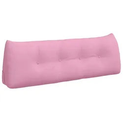 vidaXL Rückenkissen Rücken Kissen Rosa 140 x 24 x 50 cm Stoff, 1-tlg. rosa