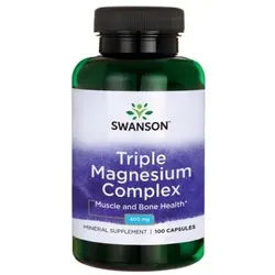 Swanson Dreifach-Magnesium-Komplex 400 mg 100 St