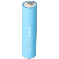 Panasonic eneloop Lite ehemals Sanyo eneloop Lite 1,2V NiMH Akku Micro AAA HR-4UQ 600mAh, 1 Stück
