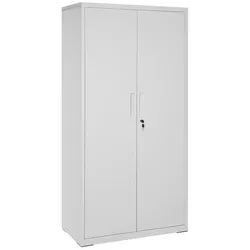 Hansiro Aktenschrank , Grau , Metall , 40x180x80 cm , Büromöbel, Büroschränke, Aktenschränke