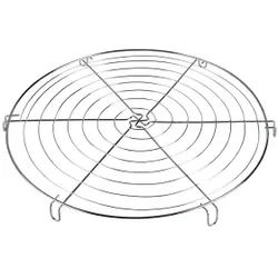 Metaltex Tortenkühler, verzinnt, rund, Tortengitter mit breitem Gitterabstand, zum Auskühlen von Tortenböden, Durchmesser: 32 cm