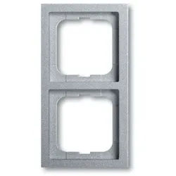Busch-Jaeger 1722-183K Abdeckrahmen 2-fach, future linear, aluminium silber matt