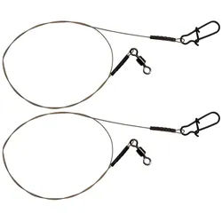 Fishing Tackle Max Vorfachschnur FTM Seika Pro Stahlvorfach 50cm - 2 Stahlvorfächer, 11 m Länge, (1-St) 11 m