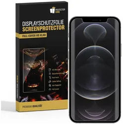 4x Displayschutzfolie für iPhone 12 Pro Max FULL COVER Displayfolie HD KLAR