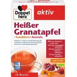 Doppelherz® aktiv Heißer Granatapfel + Sanddorn Acerola Granulat 10 St 10 St Granulat