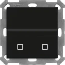 MDT SCN-BWM55T06.02 KNX Bewegungsmelder/Automatik Schalter 55 mit Temperatursensor, Schwarz matt