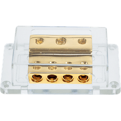 Verteilerblock (gold) 1 x 50 mm2 + 2 x 20 mm2 4 x 20 mm2