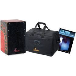 XDrum Design Series Cajon "Flower" Set inkl. Tasche + Schule