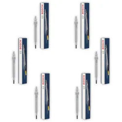 6x Glühkerze BOSCH 0 250 603 004 für Land Rover Peugeot Citroën Discovery IV 407 C6