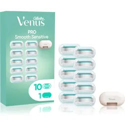 Gillette Venus PRO Smooth Sensitive Rasierklingen + Schutzhülle 10 St.