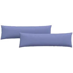 vidaXL Sitzauflage Sofakissen 2 pcs Jeans blau 145 x 40 cm Stoff, (2 St) blau