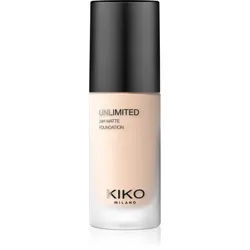 KIKO Milano Unlimited 24H Matte langanhaltendes mattierendes Make up mit Hyaluronsäure Farbton 1 NG Neutral Gold 30 ml