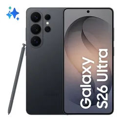 Galaxy S26 Ultra 256 GB 5G Smartphone 17,5 cm (6.9 Zoll) 3,6 GHz Android 200 MP Vierfach Kamera Dual Sim WiFi 7 (Schwarz)