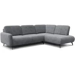 ECKSOFA FEBE 5-Sitzer rechts, grau